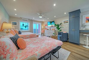 1 slaapkamer, een strijkplank/strijkijzer, gratis wifi, beddengoed