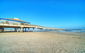 Vlak bij het strand