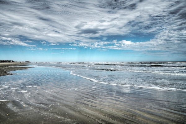 Vlak bij het strand