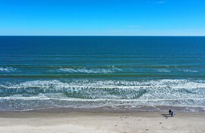 Vlak bij het strand