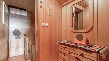 Family House, 3 Bedrooms, Microwave, Mountainside (Pool Chalet Adonis w/ Panoramic Views) | Bathroom