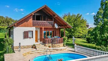 Family House, 3 Bedrooms, Microwave, Mountainside (Pool Chalet Adonis w/ Panoramic Views) | Exterior