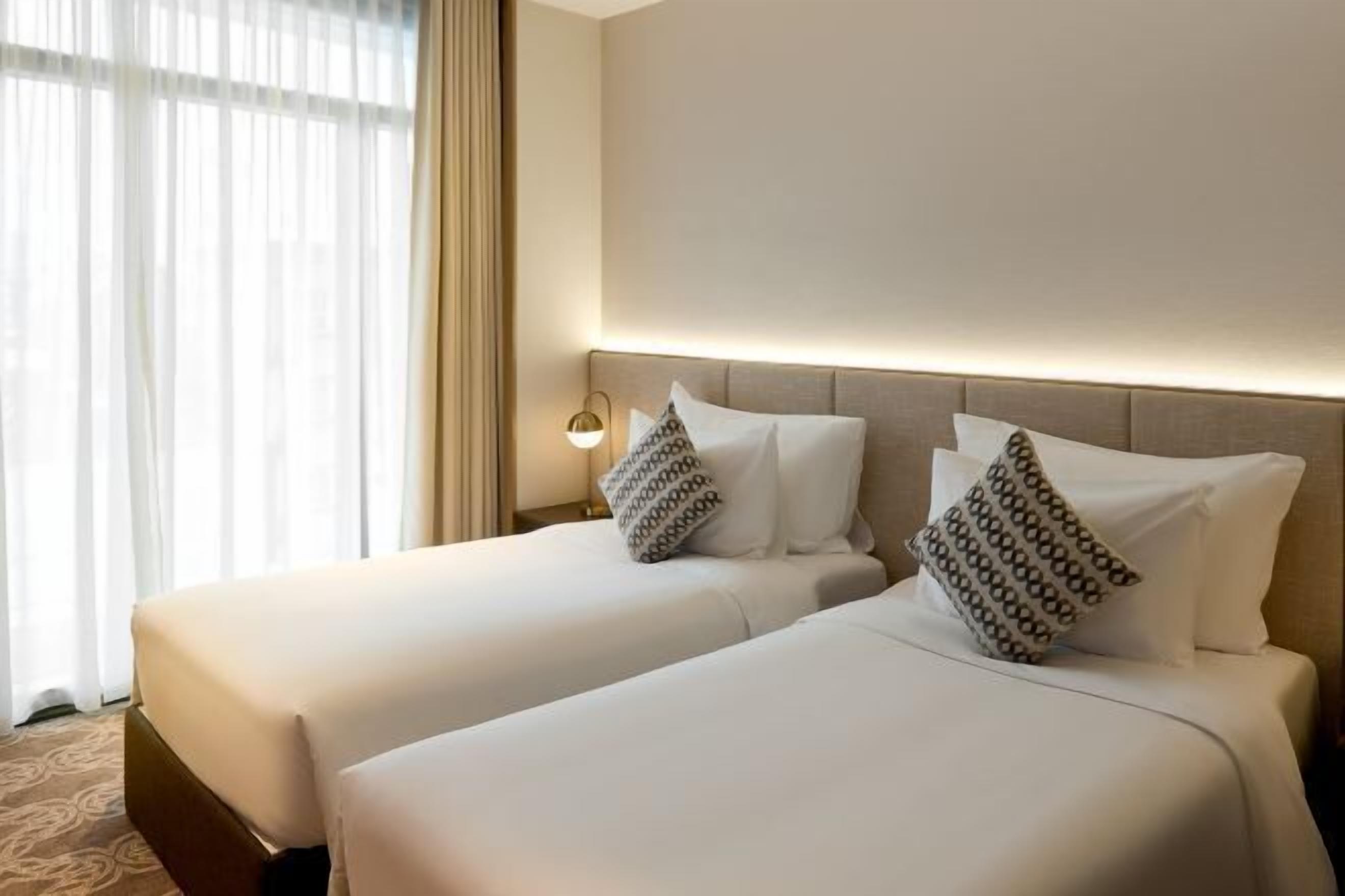 Minibar, in-room safe, desk, blackout curtains