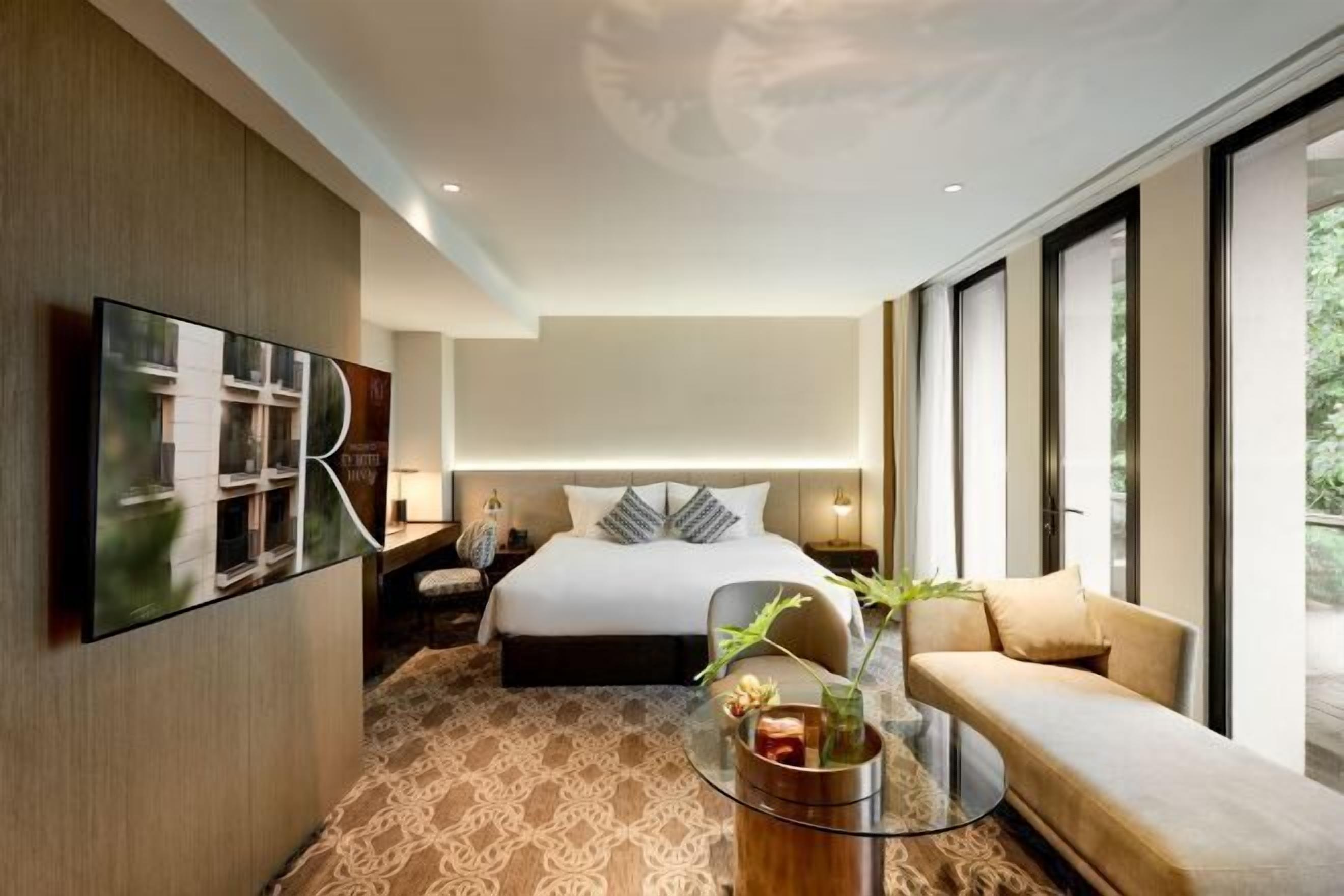 Minibar, in-room safe, desk, blackout curtains