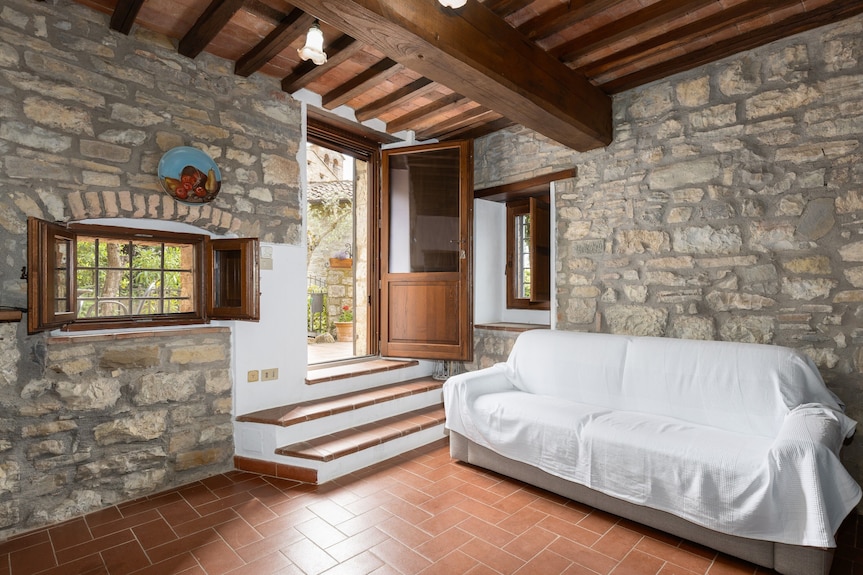Villa 'La Petrosa' With Private Pool, Private Garden And Balcony - Monteriggioni