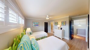 3 habitaciones, acceso a internet y ropa de cama