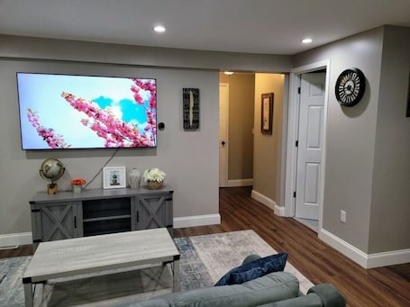 TV. Brand new furniture with parking