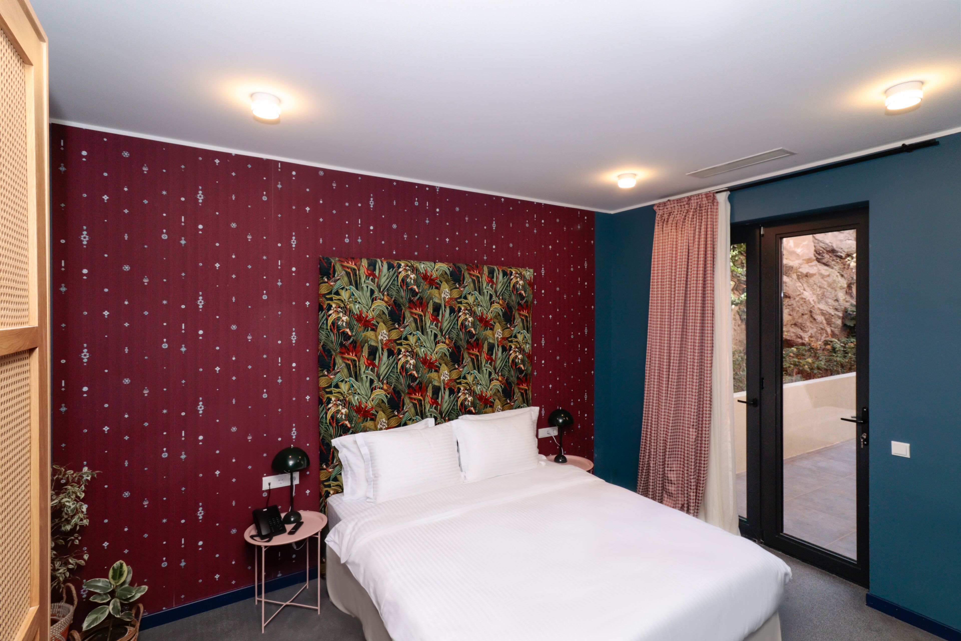 Habitación doble, terraza | Vistas al patio