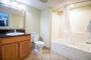 Bathtub, hair dryer