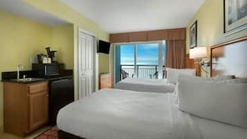 Een strijkplank/strijkijzer, wifi, beddengoed