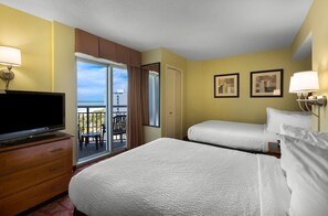 1 bedroom, iron/ironing board, WiFi, bed sheets - Serenity by the Sea: Oceanview Luxury with Sunsets (Myrtle Beach)