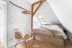 2 makuuhuonetta, silitysrauta/-lauta, vauvan matkasänky, ilmainen Wi-Fi