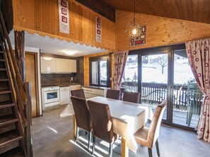 Dining - Cozy 3-room apt, 7 pers, near cable car (Châtel)