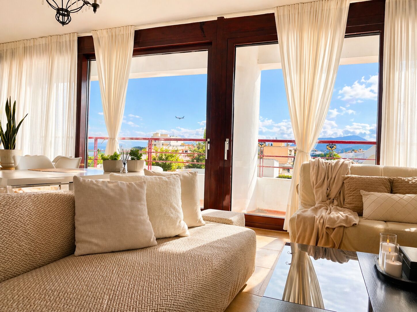 テレビ. Luxury view apartment 10min from Athens airport