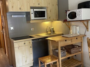 Réfrigérateur, micro-ondes, four, cafetière/bouilloire