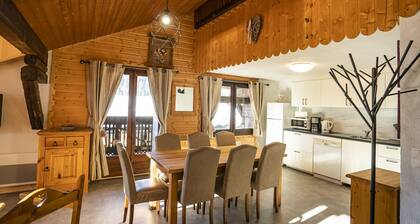 3-room apartment in Châtel for 7, near lift, pets allowed