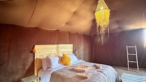 Luxury Quadruple Room | Bathroom - Lecherif Desert Luxury Camp (Taouz)