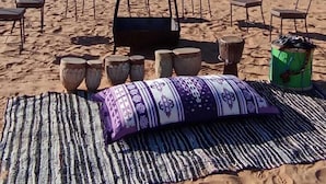Terrace/patio - Lecherif Desert Luxury Camp (Taouz)