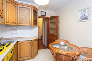 Classic-Apartment | Eigene Küche | Kühlschrank, Mikrowelle, Ofen, Herdplatte