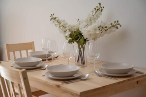 Dining - Modern Apartment in Wroclaw | Parking and Balcony (Wroclaw)