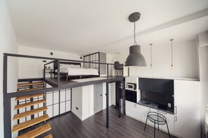 Leilighet | Eget kjøkken | Kjøleskap, kokeplater, vannkoker og kjøkkenutstyr