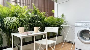 Deluxe Double Room, 1 Queen Bed, Non Smoking, Terrace | 1 bedroom, soundproofing, free WiFi