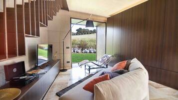 Fernseher, Kamin, TischfuĂball