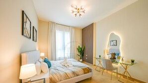 Apartamento Deluxe | 1 dormitorio, tabla de planchar con plancha, wifi gratis