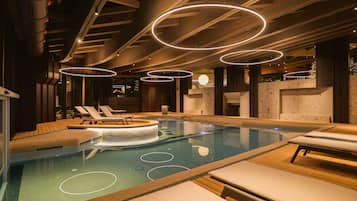 Indoor pool, outdoor pool