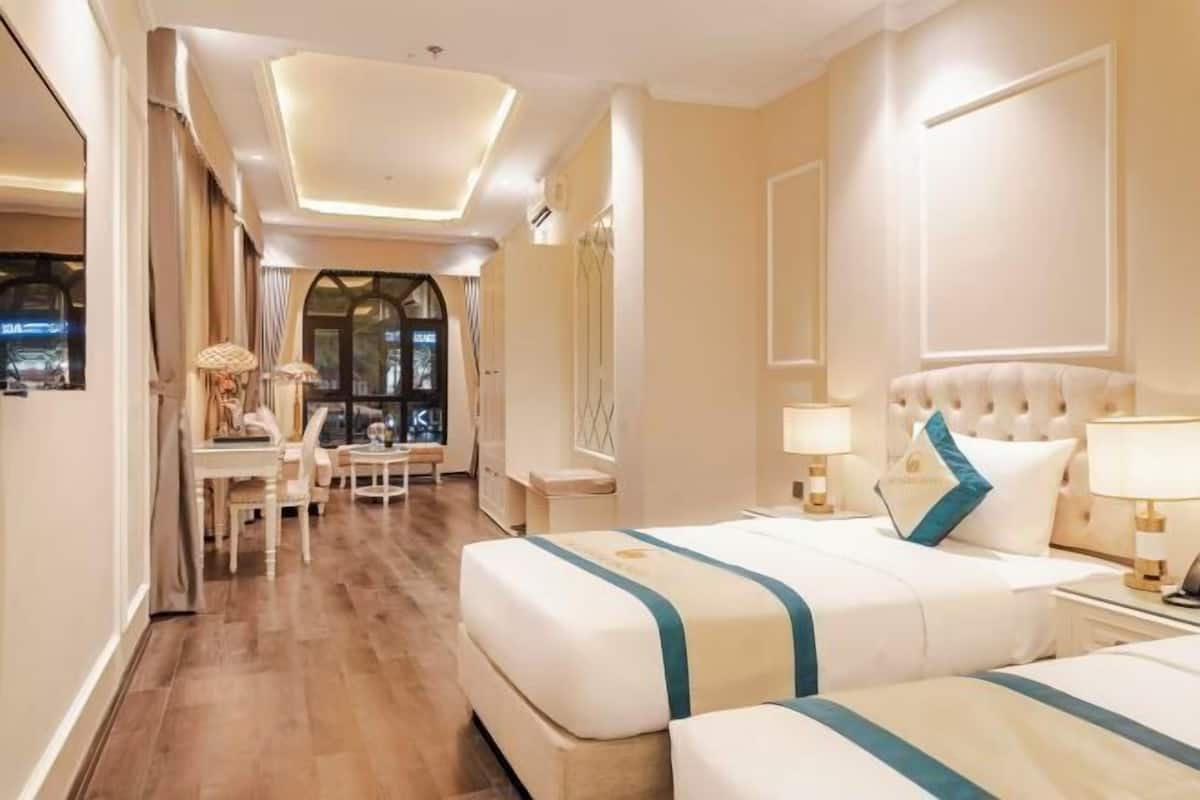 1 slaapkamer, luxe beddengoed, bedden met traagschuimmatras