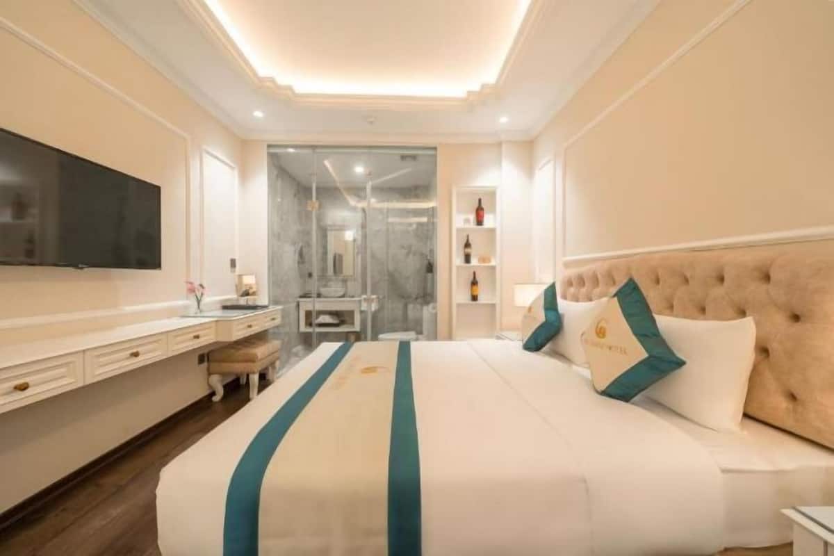 1 slaapkamer, luxe beddengoed, bedden met traagschuimmatras