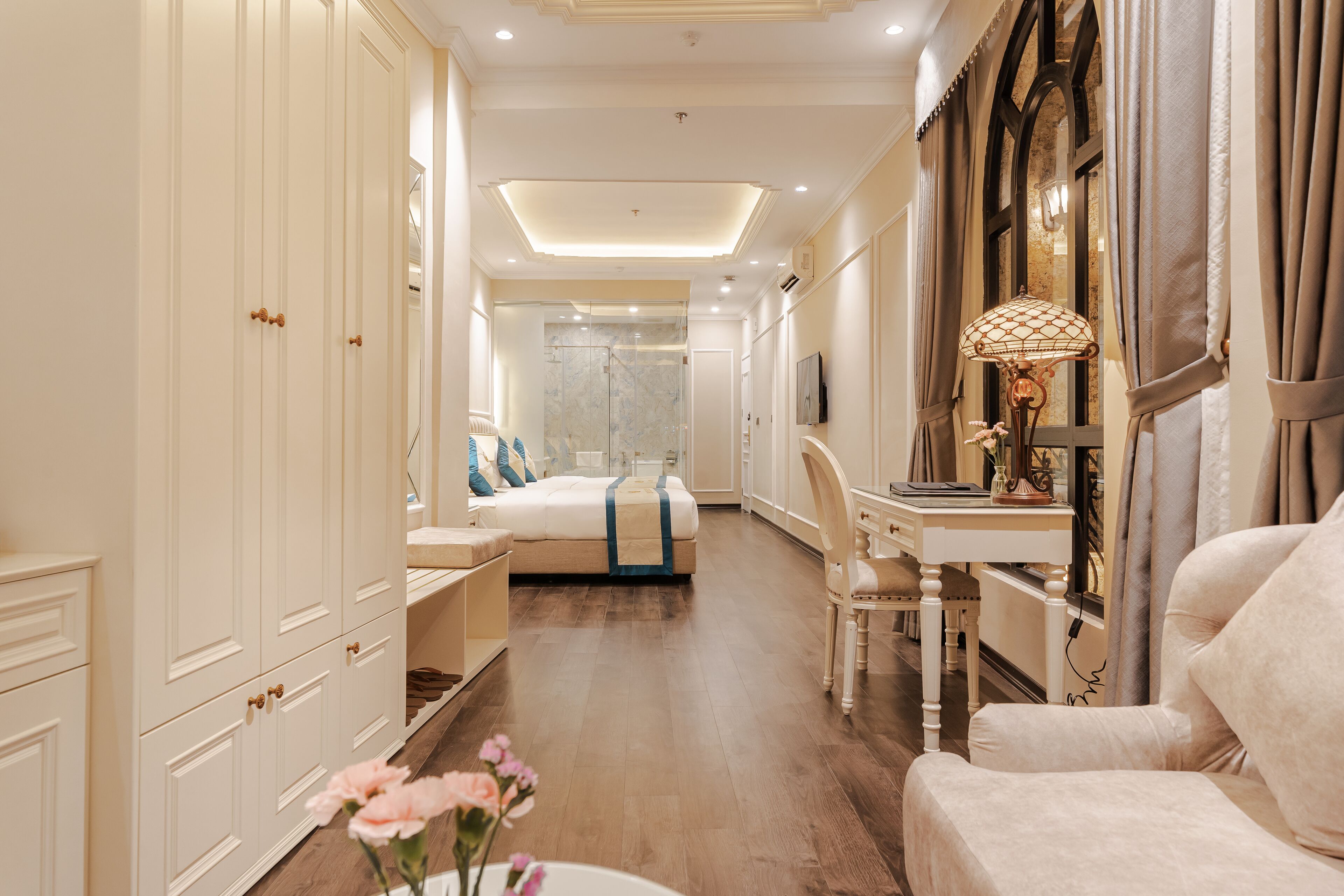 Family Room | Premium bedding, memory-foam beds, in-room safe, desk