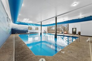 Indoor pool, a heated pool