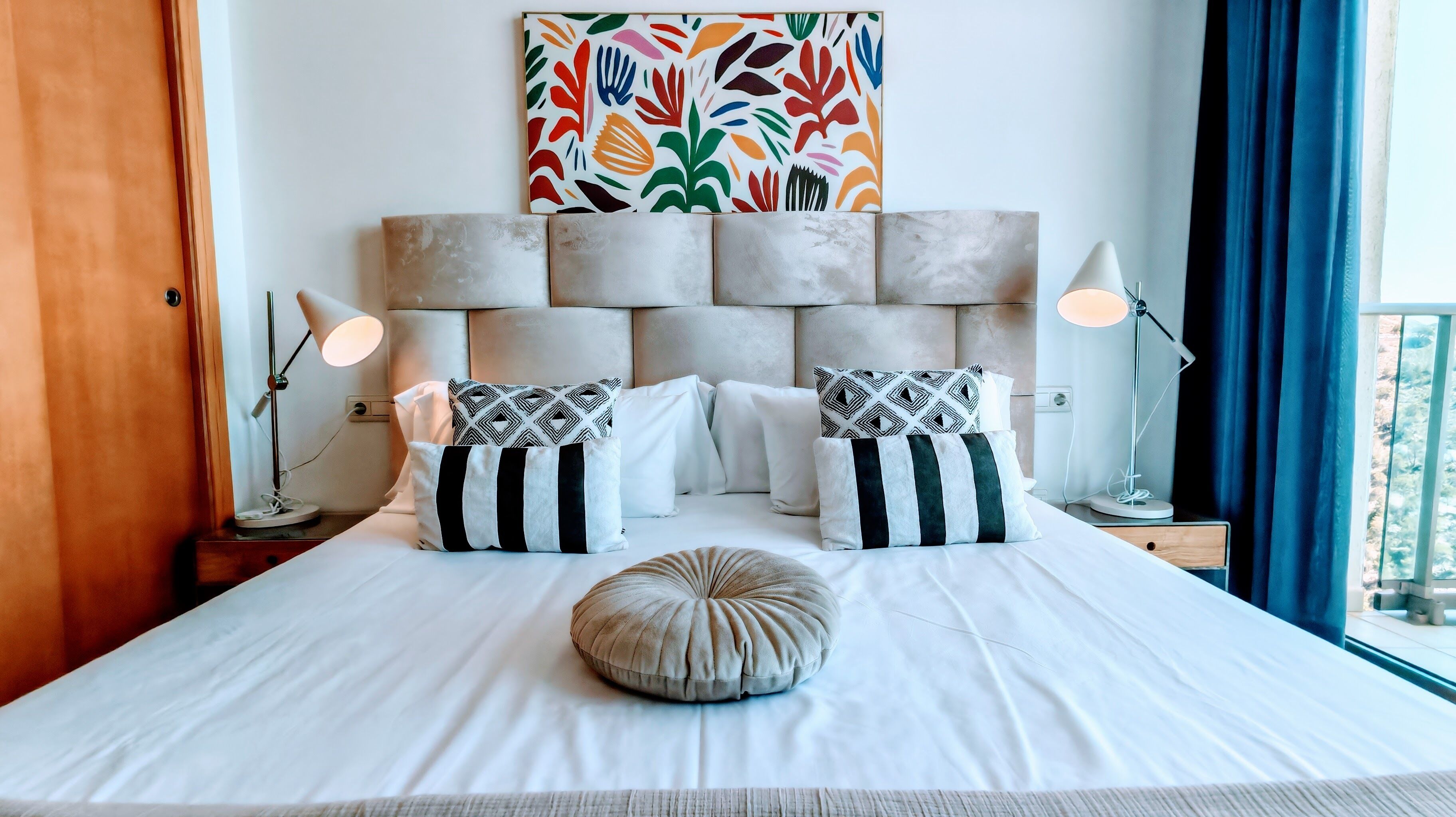Lägenhet Design - 3 sovrum - havsutsikt | Sängtillbehör av högsta kvalitet och mörkläggningsgardiner