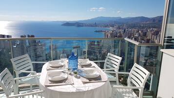 Superior Apartment, 1 Double Bed with Sofa bed, Sea View | Terrace/patio