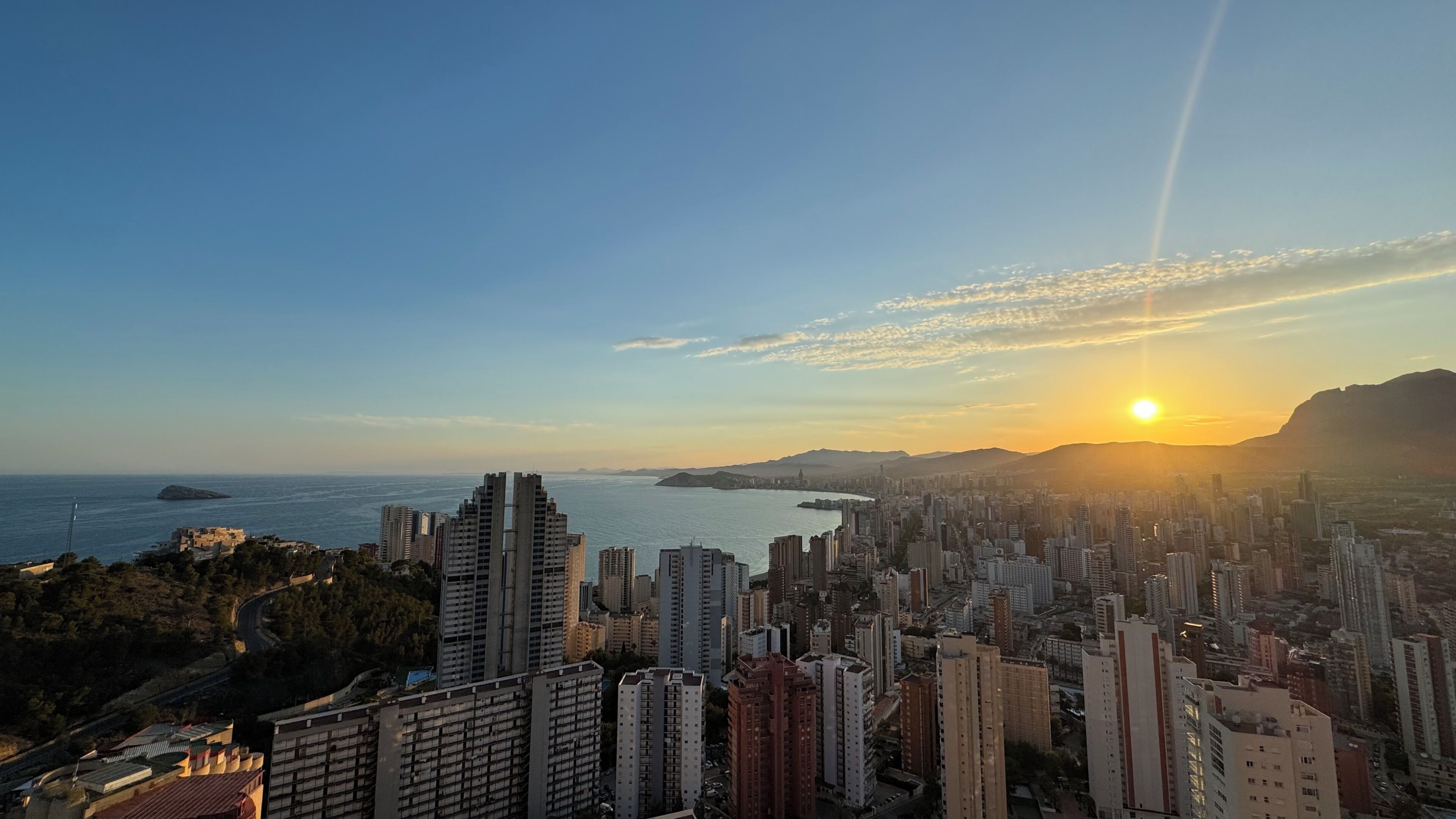 Vista desde la propiedad