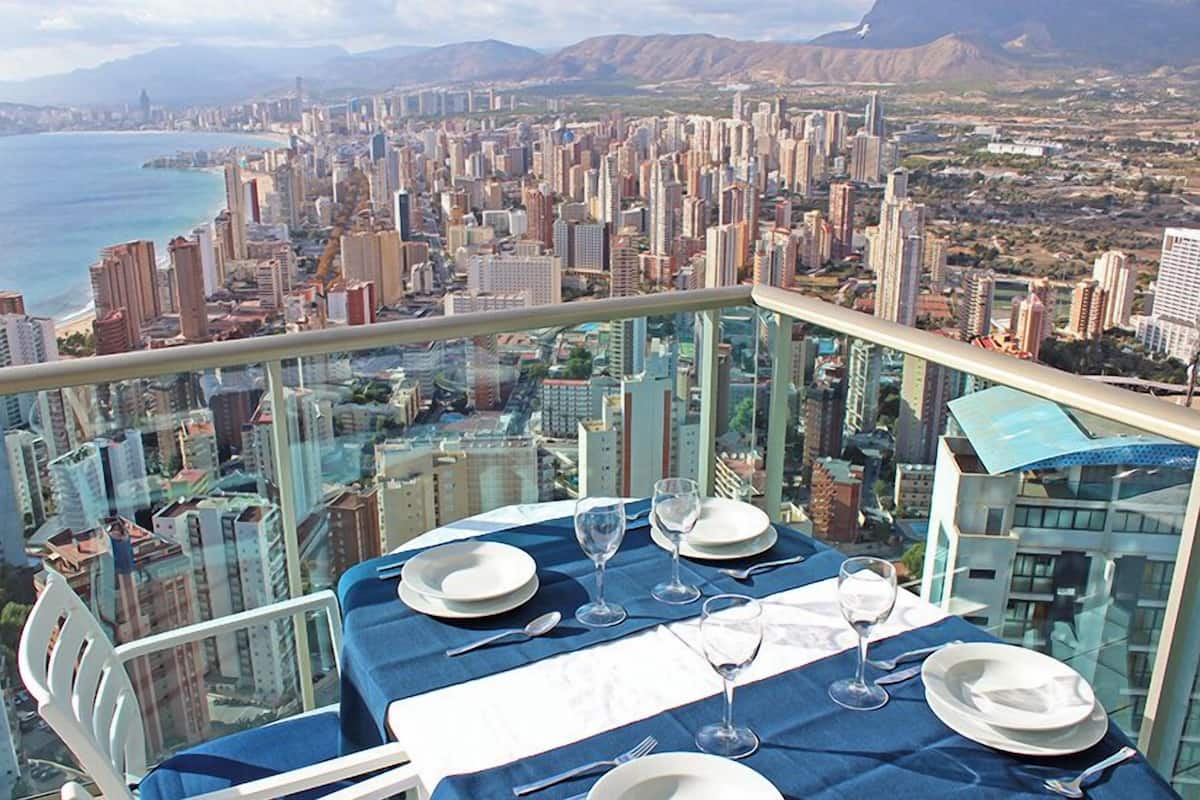 Departamento urbano, 2 habitaciones, Terraza, vista al mar | Terraza o patio