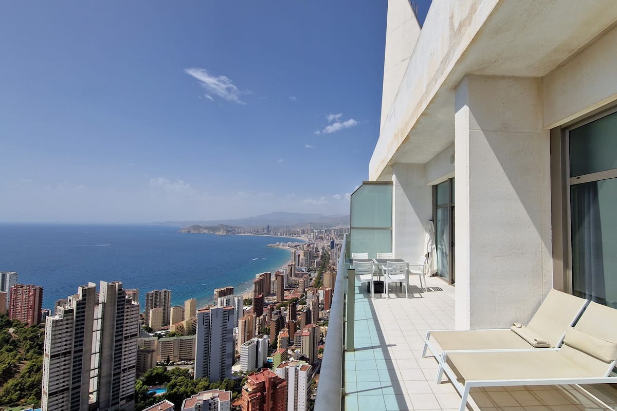 Departamento exclusivo, 3 habitaciones, vista al mar | Terraza o patio