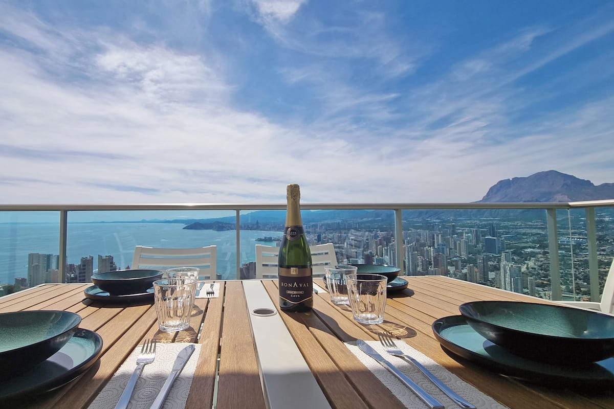 Premier-Apartment, Meerblick | 1 Schlafzimmer, hochwertige Bettwaren, Verdunkelungsvorhänge