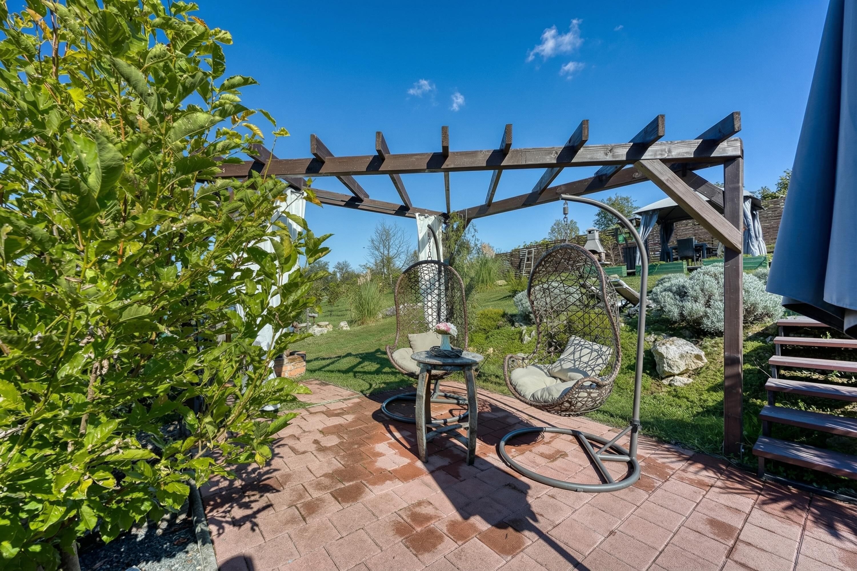 Family House, Multiple Bedrooms, Mountainside (Romantic Haven with Hot Tub) | Terrace/patio