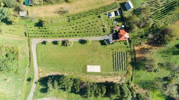Family House, Multiple Bedrooms, Mountainside (Romantic Haven with Hot Tub) | Aerial view