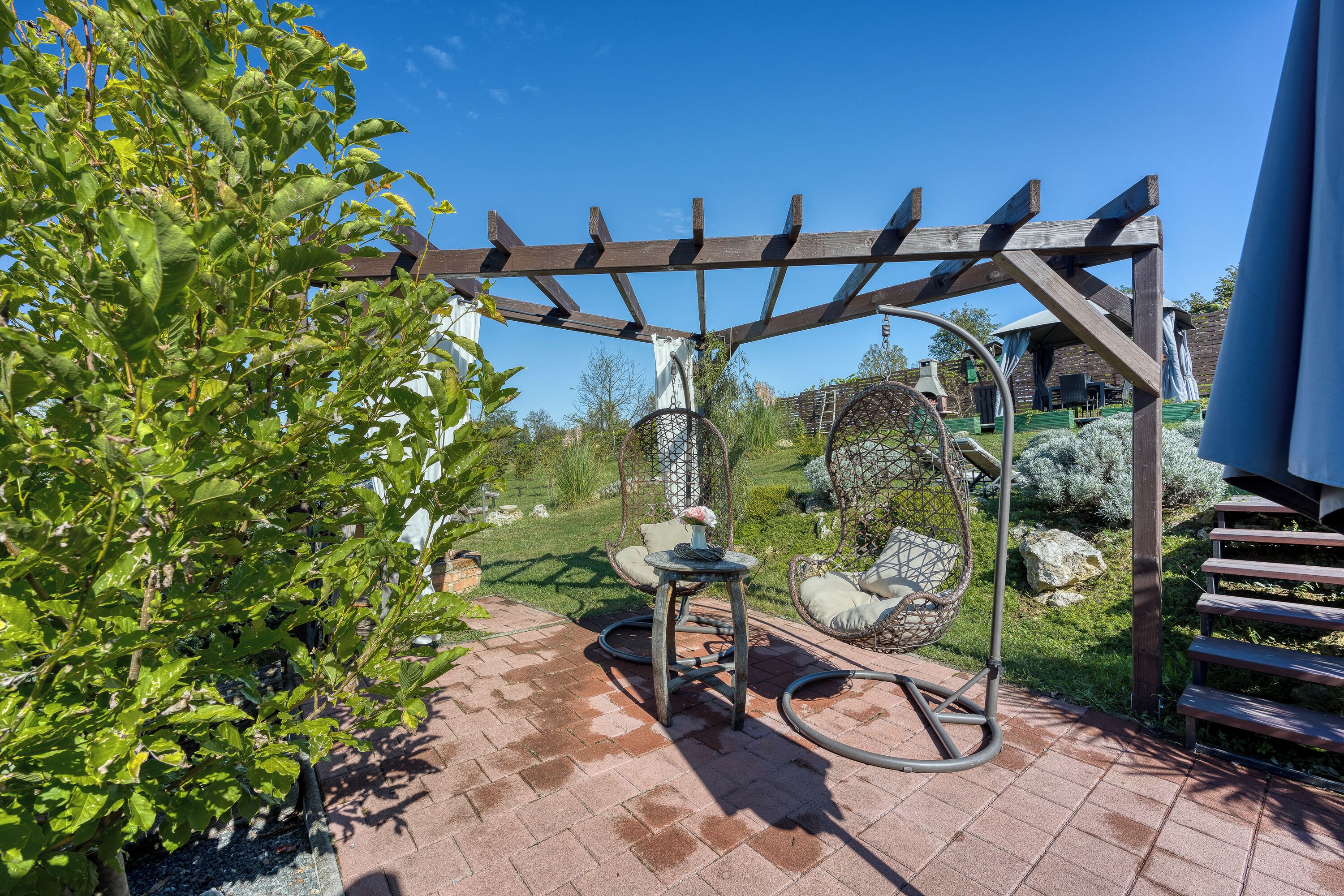Family House, Multiple Bedrooms, Mountainside (Romantic Haven with Hot Tub) | Terrace/patio