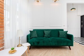 Apartment, 1 Schlafzimmer, Küche | Wohnzimmer