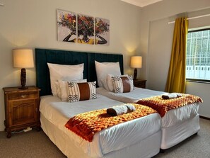 2 bedrooms, iron/ironing board, travel cot, WiFi