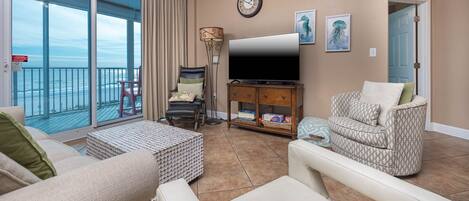 Leilighet, 2 soverom | Oppholdsområde | DVD-spiller