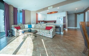 Condo, 3 Bedrooms | Living area - Lighthouse 318 3 Bedroom Condo (Gulf Shores)