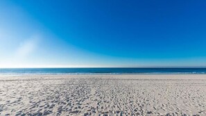 Enjoy a serene beach experience with access to the ocean.