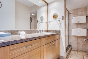 Condo, 1 Bedroom | Bathroom | Towels, shampoo - Papakea #f108 1 Bedroom Condo by RedAwning (Lahaina)