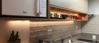 Flat Oito Zero UM - SOL Victoria Marina Apartamento Equipado e Aconchegante !