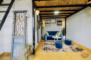 Economy-Maisonette, 1 Schlafzimmer | Verdunkelungsvorhänge, schallisolierte Zimmer, Bügeleisen/Bügelbrett